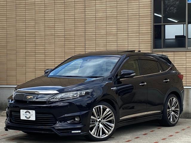 ハリアーハイブリッド プレミアムアドバンスドパッケージ サンルーフ M’Zスピード フルエアロ/4本出マフラー 21インチAW ヴァレンティテール メーカーナビ パノラミックビューモニター TV CD/DVD 走行中OK BT音楽 ETC JBLサウンド パワーバックドア 4WD(53枚目)