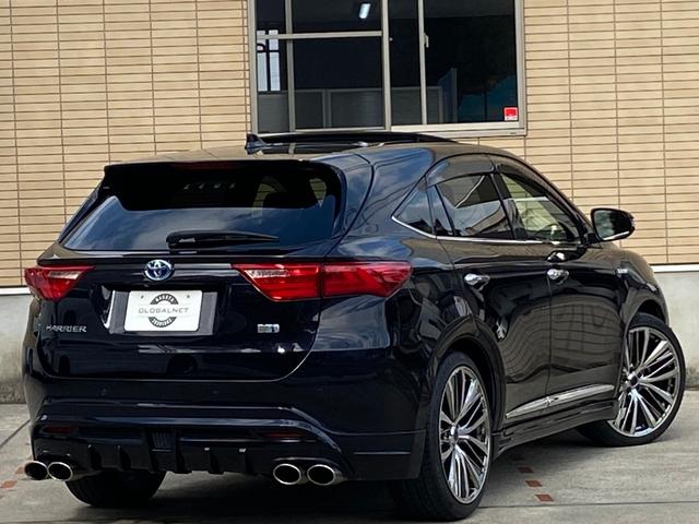 ハリアーハイブリッド プレミアムアドバンスドパッケージ サンルーフ M’Zスピード フルエアロ/4本出マフラー 21インチAW ヴァレンティテール メーカーナビ パノラミックビューモニター TV CD/DVD 走行中OK BT音楽 ETC JBLサウンド パワーバックドア 4WD(55枚目)