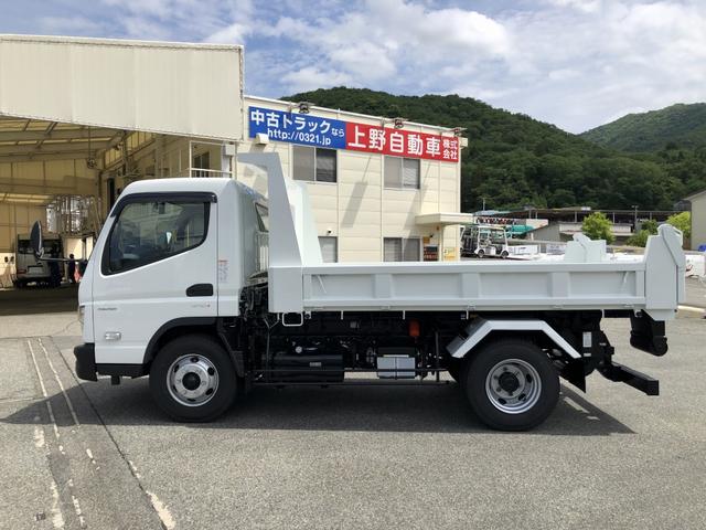 キャンター 　ローダーダンプ　スライドダンプ　新明和工業　３．５５ｔ積載　スライド用ラジコン付　３方開　道板兼用リヤゲート　ワイド幅　１１尺（50枚目）