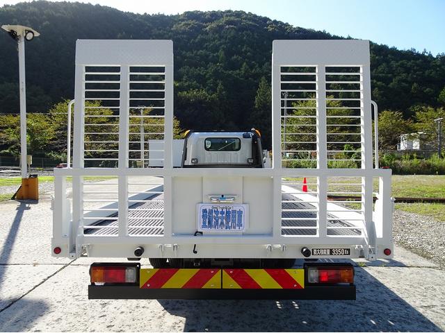 タイタントラック  積載車 セーフティローダー 車載専用車 3350kg積載 ワイド 荷台長5.7m 古河ユニック NEO5 ウインチ ラジコン付 エルフOEM AT車(6枚目)