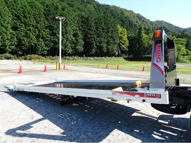 タイタントラック  積載車 セーフティローダー 車載専用車 3350kg積載 ワイド 荷台長5.7m 古河ユニック NEO5 ウインチ ラジコン付 エルフOEM AT車(25枚目)