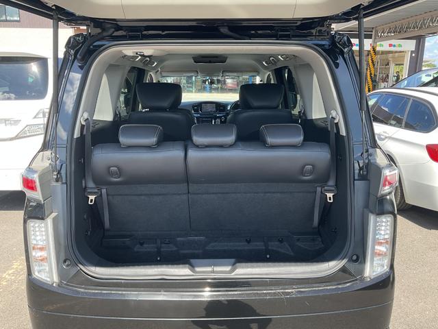 エルグランド 250ハイウェイスターアーバンクロムブラックレザー アルパイン製8インチHDDナビ・フリップダウンリアモニター・フルセグTV・DVD再生・Bluetooth・パワースライドドア・LEDビーム・革シートヒーター&パワーシート・クール&ホットBOX(13枚目)