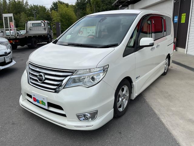 セレナ ハイウェイスターS-HVアドバンスドセーフティパック メモリーナビ・DVD可・フルセグ・bluetooth・バックカメラ・ETC・両側電動スライドドア・クルーズコントロール・LEDオートライト・後席モニター・レーンキープアシスト・フロントエアロ(9枚目)