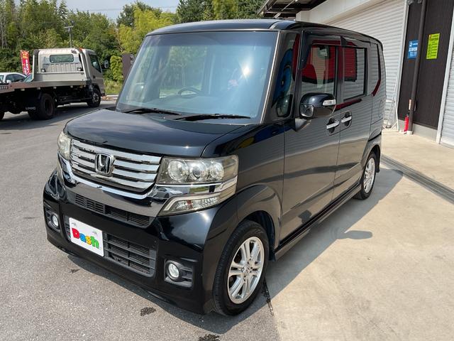 N-BOXカスタム G・Lパッケージ 純正メモリーナビ・DVD可・フルセグTV・bluetooth・バックカメラ・ETC・片側電動スライドドア・HIDオートライト・プッシュスタート・ドアバイザー(10枚目)