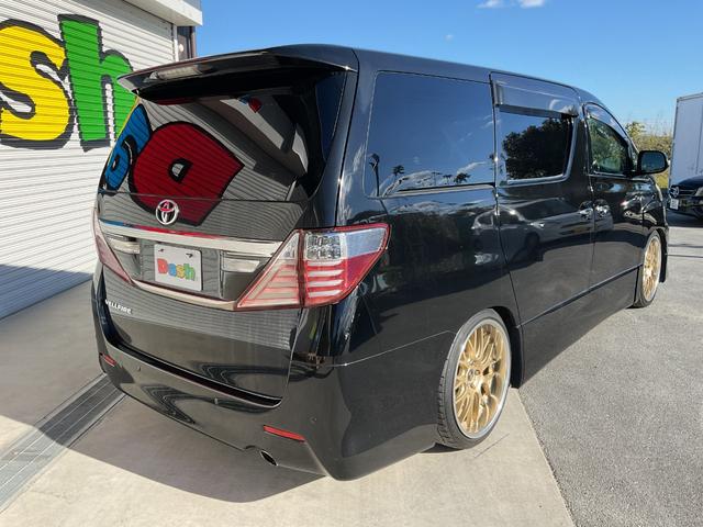 ヴェルファイア 2.4Z アルパイン8インチHDDナビ・フルセグTV・Bluetooth・ステアリングリモコン・バックカメラ・ETC・ダウンサス・両側電動スライドドア・フリップダウンモニター・20インチアルミ・シートカバー(3枚目)