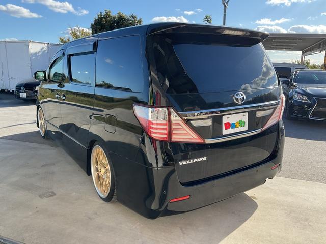 ヴェルファイア 2.4Z アルパイン8インチHDDナビ・フルセグTV・Bluetooth・ステアリングリモコン・バックカメラ・ETC・ダウンサス・両側電動スライドドア・フリップダウンモニター・20インチアルミ・シートカバー(9枚目)