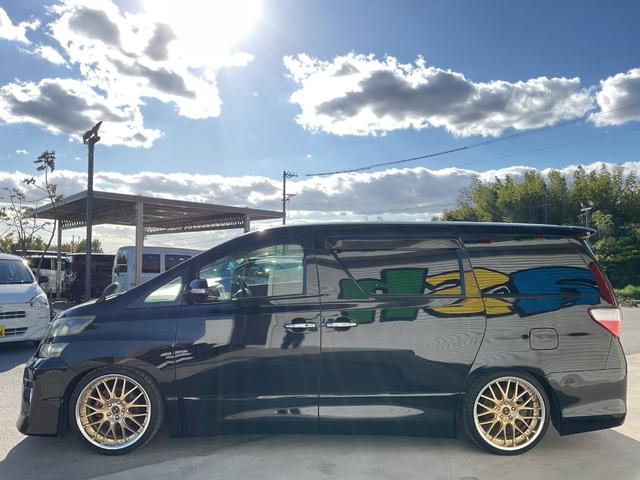 ヴェルファイア 2.4Z アルパイン8インチHDDナビ・フルセグTV・Bluetooth・ステアリングリモコン・バックカメラ・ETC・ダウンサス・両側電動スライドドア・フリップダウンモニター・20インチアルミ・シートカバー(11枚目)