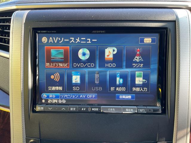 ヴェルファイア 2.4Z アルパイン8インチHDDナビ・フルセグTV・Bluetooth・ステアリングリモコン・バックカメラ・ETC・ダウンサス・両側電動スライドドア・フリップダウンモニター・20インチアルミ・シートカバー(32枚目)