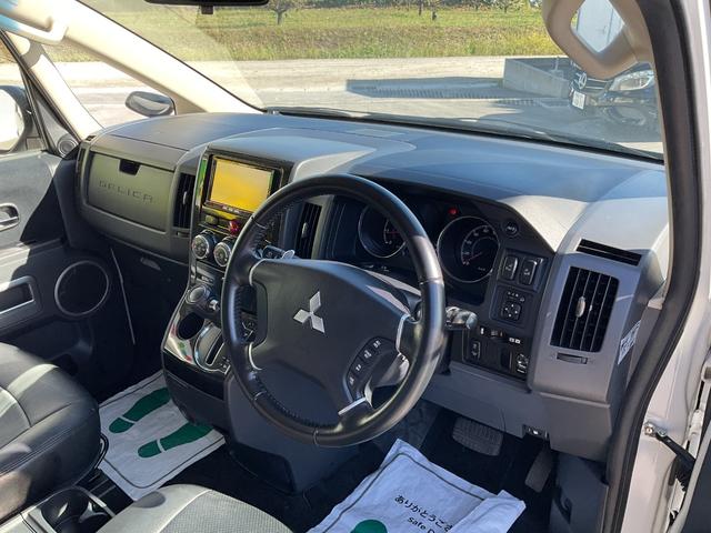 デリカD:5 ローデスト G パワーパッケージ HDDナビ・フルセグTV・Bluetooth・バックカメラ・ETC・両側電動スライドドア・パドルシフト・社外アルミ・シートカバー・クルーズコントロール・オートライト・社外LEDフォグ・社外LEDヘッド(17枚目)