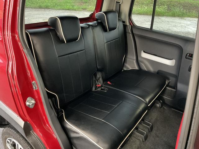 ハスラー Ｇ　社外ナビ・フルセグＴＶ・ＤＶＤ再生・Ｂｌｕｅｔｏｏｔｈオーディオ・ＥＴＣ・運転席シートヒーター・ベンチシート・社外シートカバー・衝突軽減ブレーキ・誤発進抑制・スマートキー（19枚目）