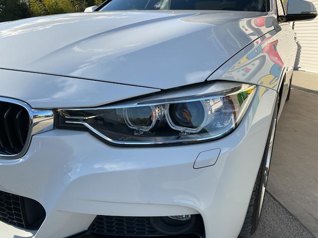 3シリーズ 320dブルーパフォーマンス Mスポーツ 純正ナビ・DVD再生・CD録音・Bluetooth・バックカメラ・パワーシート・HIDオートライト・純正18インチアルミホイール・ステアリングリモコン・パドルシフト・ETC・ヘッドライトウォッシャー(9枚目)