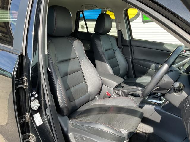 ＣＸ－５ ＸＤ　Ｌパッケージ　純正ナビ・フルセグＴＶ・Ｂｌｕｅｔｏｏｔｈ・本革シート・運転席パワーシート・左右フロントシートヒーター・衝突軽減ブレーキ・車線逸脱警報・クルーズコントロール・ＨＩＤオートライト・純正１９インチアルミ（18枚目）