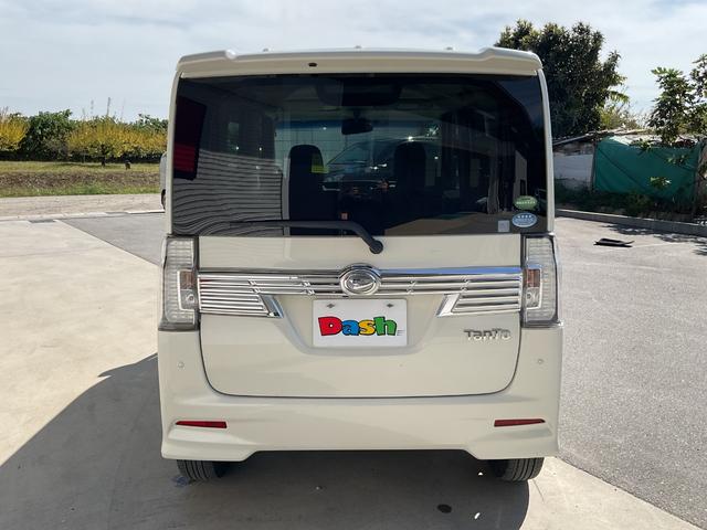 タント カスタムX トップエディションSAIII パナソニック製ナビ・フルセグTV・DVD再生・両側パワースライドドア・LEDオートライト・純正アルミ・ハーフレザーシート・運転席シートヒーター・衝突軽減ブレーキ・車線逸脱警報・セキュリティアラーム(4枚目)