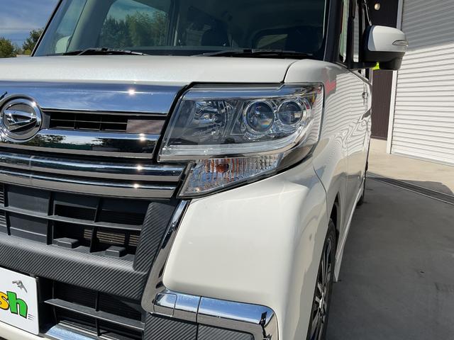 タント カスタムX トップエディションSAIII パナソニック製ナビ・フルセグTV・DVD再生・両側パワースライドドア・LEDオートライト・純正アルミ・ハーフレザーシート・運転席シートヒーター・衝突軽減ブレーキ・車線逸脱警報・セキュリティアラーム(9枚目)