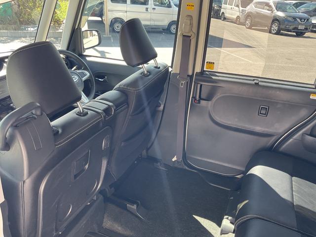 タント カスタムX トップエディションSAIII パナソニック製ナビ・フルセグTV・DVD再生・両側パワースライドドア・LEDオートライト・純正アルミ・ハーフレザーシート・運転席シートヒーター・衝突軽減ブレーキ・車線逸脱警報・セキュリティアラーム(18枚目)