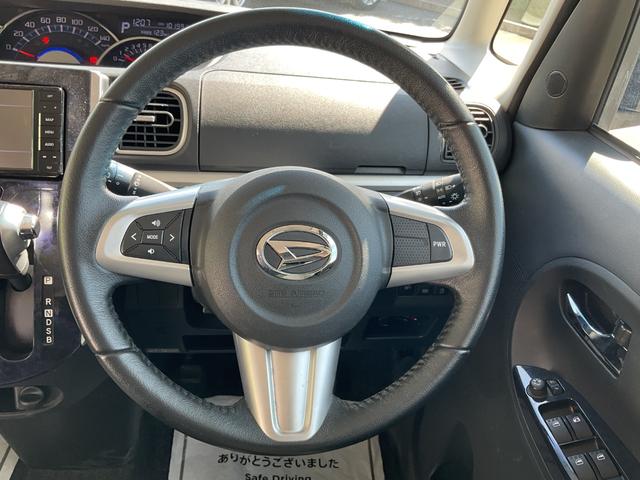 タント カスタムX トップエディションSAIII パナソニック製ナビ・フルセグTV・DVD再生・両側パワースライドドア・LEDオートライト・純正アルミ・ハーフレザーシート・運転席シートヒーター・衝突軽減ブレーキ・車線逸脱警報・セキュリティアラーム(25枚目)