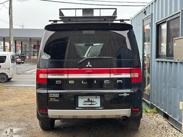 デリカD:5 シャモニー 新品ルーフキャリア・社外AW・純正HDDナビ・カメラ・両側電動スライドドア・ブルバー・シートヒーター・パワーシート・クルコン・ヨコハマジオランダーAT・サイドデカール・4WD・キャプテンシート(33枚目)