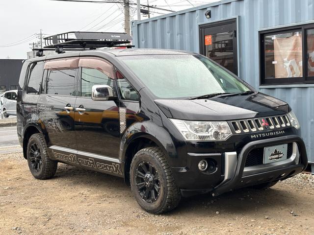 デリカD:5 シャモニー 新品ルーフキャリア・社外AW・純正HDDナビ・カメラ・両側電動スライドドア・ブルバー・シートヒーター・パワーシート・クルコン・ヨコハマジオランダーAT・サイドデカール・4WD・キャプテンシート(34枚目)