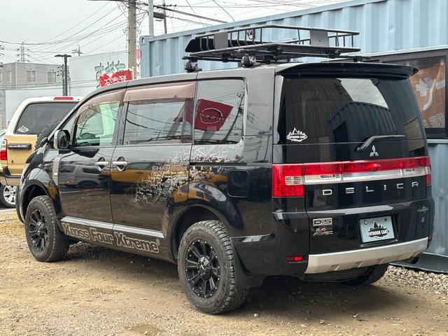 デリカD:5 シャモニー 新品ルーフキャリア・社外AW・純正HDDナビ・カメラ・両側電動スライドドア・ブルバー・シートヒーター・パワーシート・クルコン・ヨコハマジオランダーAT・サイドデカール・4WD・キャプテンシート(76枚目)