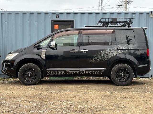 デリカD:5 シャモニー 新品ルーフキャリア・社外AW・純正HDDナビ・カメラ・両側電動スライドドア・ブルバー・シートヒーター・パワーシート・クルコン・ヨコハマジオランダーAT・サイドデカール・4WD・キャプテンシート(77枚目)