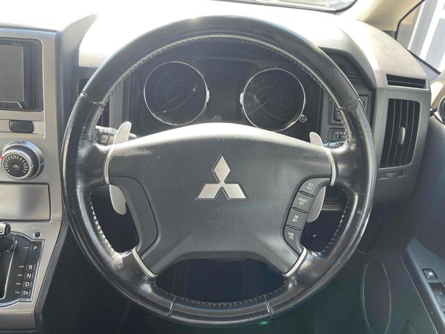 デリカD:5 G パワーパッケージ サイバーナビ 両側パワースライドドア HID クルーズコントロール bluetooth ETC Bカメラ スマートキー 社外AW パドルシフト BFグッドリッチATタイヤ フォグランプ DVD再生(17枚目)