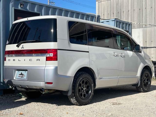 デリカD:5 G パワーパッケージ サイバーナビ 両側パワースライドドア HID クルーズコントロール bluetooth ETC Bカメラ スマートキー 社外AW パドルシフト BFグッドリッチATタイヤ フォグランプ DVD再生(27枚目)