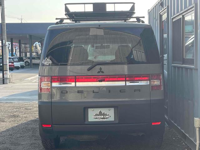 デリカＤ：５ Ｇ　パワーパッケージ　新品ルーフキャリア　フロントブルバー　社外ＡＷ　ＴＯＹＯオープンカントリーＲＴ　両側パワースライドドア　地デジＳＤナビ　前後ドラレコ　Ｂカメラ　ＥＴＣ　クルーズコントロール　ＨＩＤ　ＬＥＤテール（23枚目）