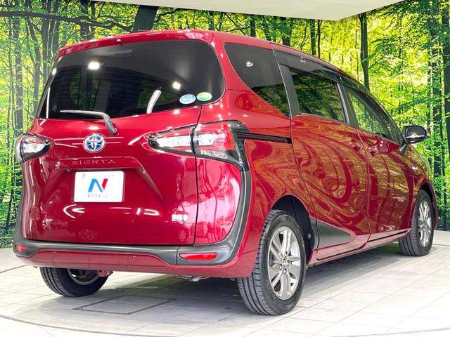 シエンタ ハイブリッド　ファンベースＧ　後期　両側電動スライドドア　純正９型ナビ　全周囲カメラ　衝突軽減装置　シートヒーター　ドラレコ　コーナーセンサー　スマートキー　ＬＥＤヘッド　ＥＴＣ　純正１５インチアルミ　クルコン　オートハイビーム（17枚目）