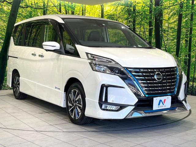 セレナ e-パワー ハイウェイスターV 禁煙車 後期 純正10型ナビ 全周囲カメラ フリップダウンモニター セーフティパックB 両側電動ドア ETC ドラレコ インテリジェントエマージェンシーブレーキ コーナーセンサー リヤオートエアコン(17枚目)