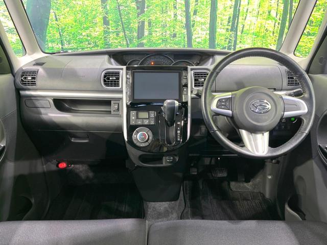 タント カスタムＲＳ　ＳＡ　禁煙車　純正８型ナビ　バックカメラ　両側電動ドア　ターボ　ＥＴＣ　スマートキー　ＬＥＤヘッドライト　オートライト　ステアリングスイッチ　オートエアコン　純正１５インチアルミホイール　ロールサンシェード（2枚目）