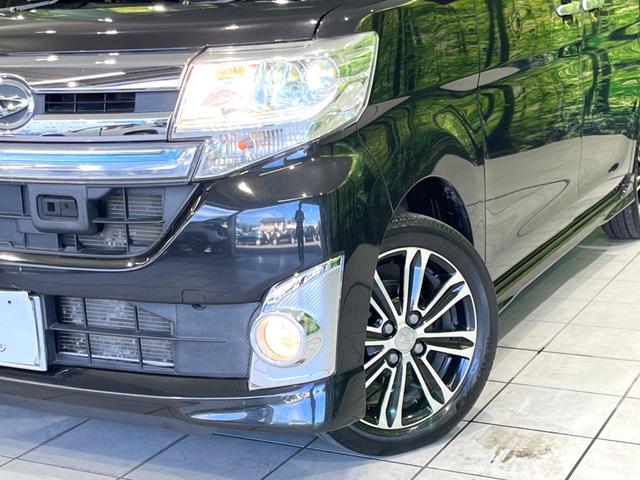 タント カスタムＲＳ　ＳＡ　禁煙車　純正８型ナビ　バックカメラ　両側電動ドア　ターボ　ＥＴＣ　スマートキー　ＬＥＤヘッドライト　オートライト　ステアリングスイッチ　オートエアコン　純正１５インチアルミホイール　ロールサンシェード（12枚目）
