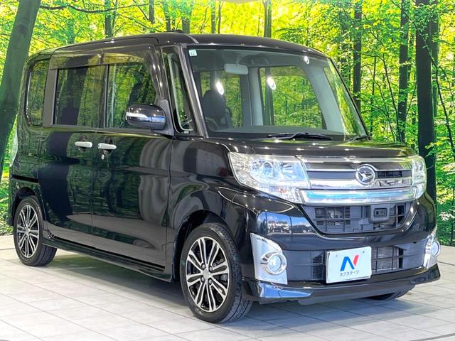 タント カスタムＲＳ　ＳＡ　禁煙車　純正８型ナビ　バックカメラ　両側電動ドア　ターボ　ＥＴＣ　スマートキー　ＬＥＤヘッドライト　オートライト　ステアリングスイッチ　オートエアコン　純正１５インチアルミホイール　ロールサンシェード（16枚目）