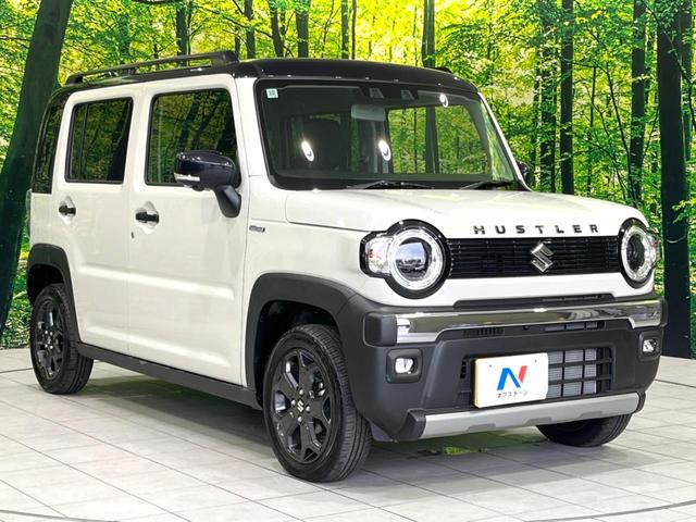 ハスラー タフワイルド　禁煙車　現行　９型メーカーナビ　全周囲カメラ　ルーフレール　セーフティサポート　リアパーキングセンサー　アダプティブクルーズコントロール　純正１５インチブラック塗装アルミホイール　シートヒーター（16枚目）
