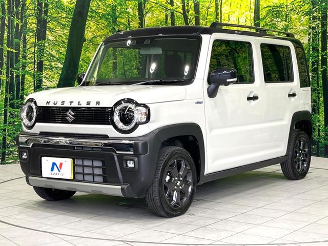 ハスラー タフワイルド　禁煙車　現行　９型メーカーナビ　全周囲カメラ　ルーフレール　セーフティサポート　リアパーキングセンサー　アダプティブクルーズコントロール　純正１５インチブラック塗装アルミホイール　シートヒーター（24枚目）