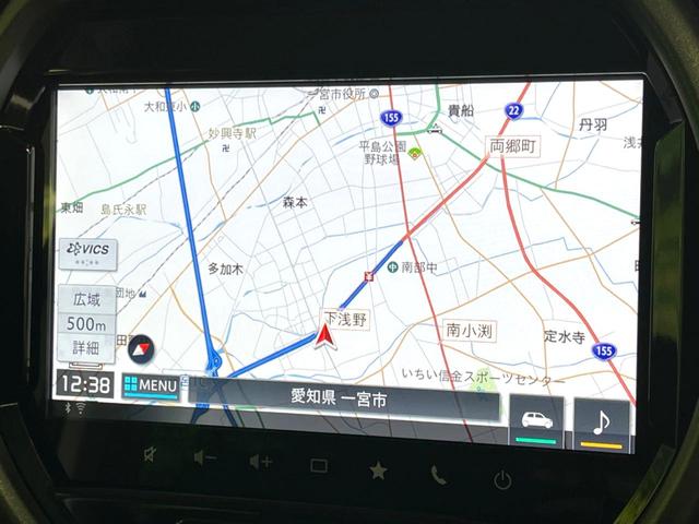 ハスラー タフワイルド　禁煙車　現行　９型メーカーナビ　全周囲カメラ　ルーフレール　セーフティサポート　リアパーキングセンサー　アダプティブクルーズコントロール　純正１５インチブラック塗装アルミホイール　シートヒーター（34枚目）