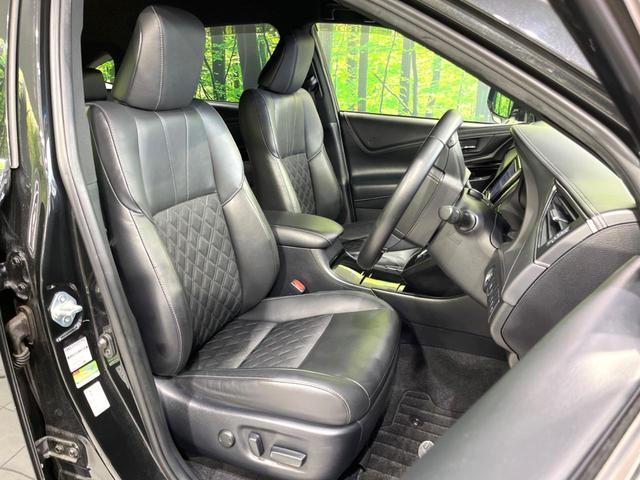 ハリアー プレミアム　スタイルノアール　後期　禁煙車　純正９型ナビ　バックカメラ　ＥＴＣ　トヨタセーフティセンス　クリアランスソナー　レーダークルーズ　電動リアゲート　ハーフレザーシート　Ｂｌｕｅｔｏｏｔｈ接　パワーシート　三眼ヘッドライト（8枚目）