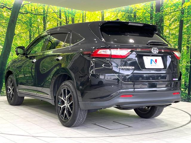 ハリアー プレミアム　スタイルノアール　後期　禁煙車　純正９型ナビ　バックカメラ　ＥＴＣ　トヨタセーフティセンス　クリアランスソナー　レーダークルーズ　電動リアゲート　ハーフレザーシート　Ｂｌｕｅｔｏｏｔｈ接　パワーシート　三眼ヘッドライト（24枚目）