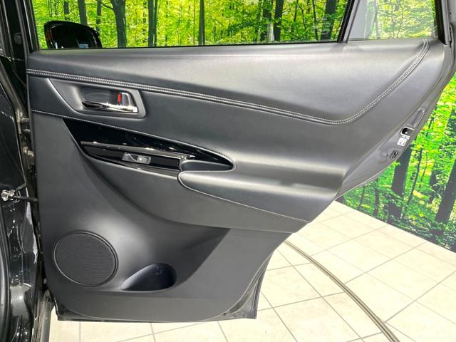 ハリアー プレミアム　スタイルノアール　後期　禁煙車　純正９型ナビ　バックカメラ　ＥＴＣ　トヨタセーフティセンス　クリアランスソナー　レーダークルーズ　電動リアゲート　ハーフレザーシート　Ｂｌｕｅｔｏｏｔｈ接　パワーシート　三眼ヘッドライト（48枚目）