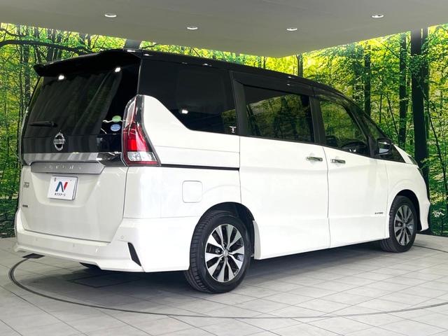 セレナ ハイウェイスター VセレクションII 禁煙車 純正9型ナビ フリップダウンモニター 全周囲カメラ デジタルインナーミラー プロパイロット パーキングアシスト 両側電動ドア エマージェンシーブレーキ ドラレコ スマートキー LEDヘッド(17枚目)