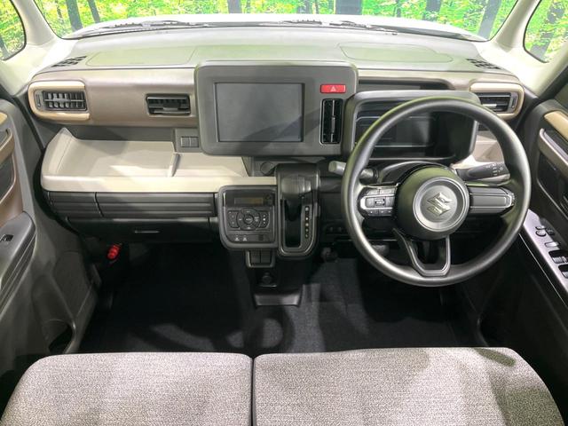 スペーシア ハイブリッドG 届出済未使用車 セーフティサポート スマートキー LEDヘッドライト ステアリングスイッチ オートハイビーム 車線逸脱警報 オートライト オートエアコン アイドリングストップ 横滑り防止装置(2枚目)