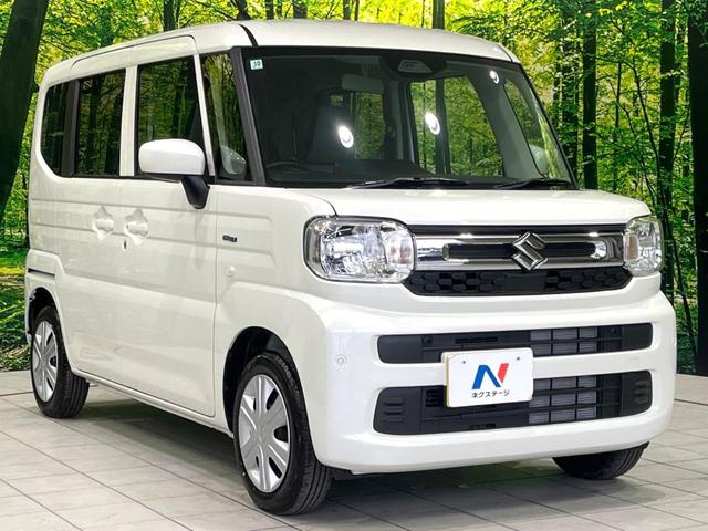 スペーシア ハイブリッドG 届出済未使用車 セーフティサポート スマートキー LEDヘッドライト ステアリングスイッチ オートハイビーム 車線逸脱警報 オートライト オートエアコン アイドリングストップ 横滑り防止装置(16枚目)