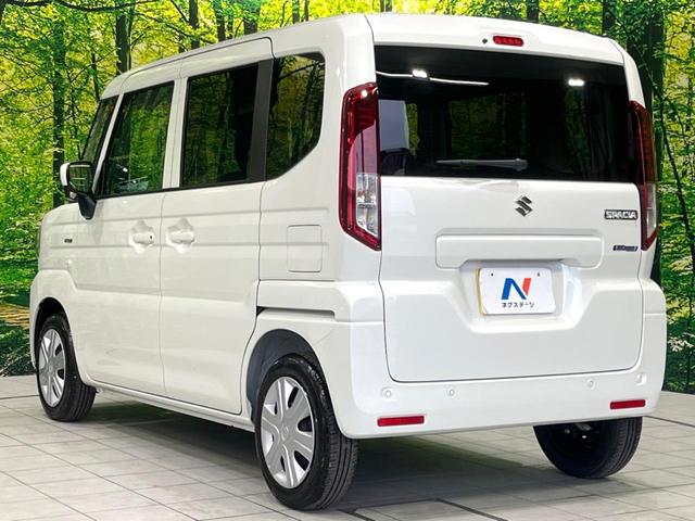 スペーシア ハイブリッドG 届出済未使用車 セーフティサポート スマートキー LEDヘッドライト ステアリングスイッチ オートハイビーム 車線逸脱警報 オートライト オートエアコン アイドリングストップ 横滑り防止装置(26枚目)