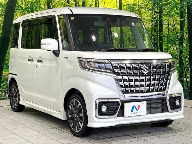 スペーシアカスタム ハイブリッドXS 禁煙車 後期 純正9型ナビ 全周囲カメラ 両側電動ドア ドラレコ セーフティサポート レーダークルーズ シートヒーター コーナーセンサー スマートキー LEDヘッド 車線逸脱警報 横滑り防止装置(16枚目)