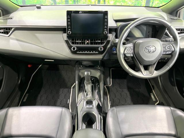 カローラツーリング ハイブリッド ダブルバイビー 禁煙車 純正9型ナビ ブラインドスポットモニター シートヒーター セーフティセンス バックカメラ ドラレコ Bluetooth ETC レーダークルコン ハーフレザーシート 17インチアルミ(2枚目)