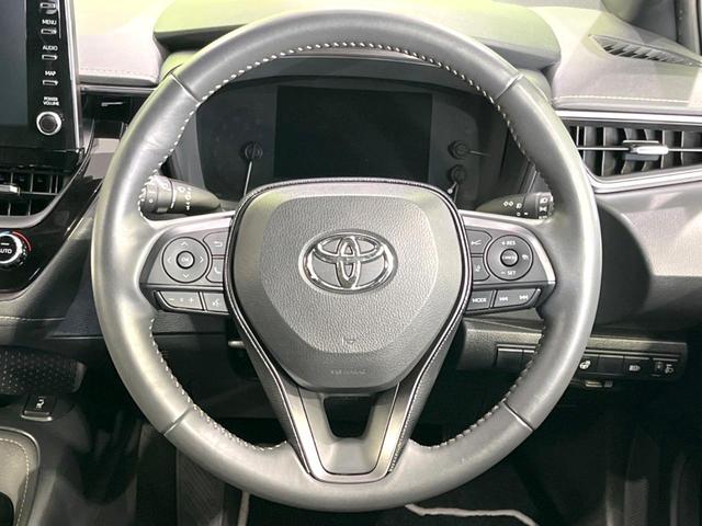 カローラツーリング ハイブリッド ダブルバイビー 禁煙車 純正9型ナビ ブラインドスポットモニター シートヒーター セーフティセンス バックカメラ ドラレコ Bluetooth ETC レーダークルコン ハーフレザーシート 17インチアルミ(11枚目)
