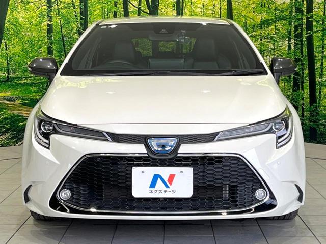 カローラツーリング ハイブリッド ダブルバイビー 禁煙車 純正9型ナビ ブラインドスポットモニター シートヒーター セーフティセンス バックカメラ ドラレコ Bluetooth ETC レーダークルコン ハーフレザーシート 17インチアルミ(14枚目)
