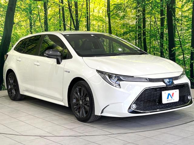 カローラツーリング ハイブリッド ダブルバイビー 禁煙車 純正9型ナビ ブラインドスポットモニター シートヒーター セーフティセンス バックカメラ ドラレコ Bluetooth ETC レーダークルコン ハーフレザーシート 17インチアルミ(16枚目)