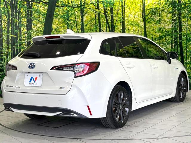 カローラツーリング ハイブリッド ダブルバイビー 禁煙車 純正9型ナビ ブラインドスポットモニター シートヒーター セーフティセンス バックカメラ ドラレコ Bluetooth ETC レーダークルコン ハーフレザーシート 17インチアルミ(17枚目)