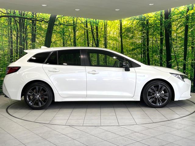 カローラツーリング ハイブリッド ダブルバイビー 禁煙車 純正9型ナビ ブラインドスポットモニター シートヒーター セーフティセンス バックカメラ ドラレコ Bluetooth ETC レーダークルコン ハーフレザーシート 17インチアルミ(24枚目)
