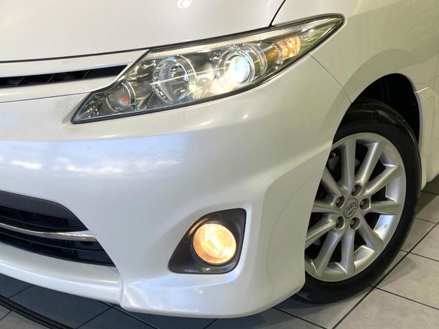 エスティマ 2.4アエラス Gエディション 禁煙車 後席モニター 両側電動ドア 純正ナビ バックカメラ HIDヘッド ビルトインETC クルコン オートライト デュアルエアコン 純正17インチアルミ CD 地デジ スマートキー(13枚目)